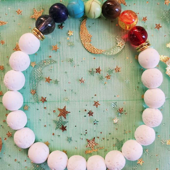 Two Lava Stone Bracelets & Essential Oil - Picture 4 of 5